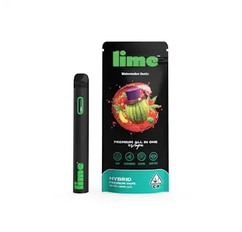 Lime | Watermelon Runtz | Premium All-In-One Rechargeable Vape | 1g